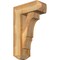Ekena Millwork Balboa Craftsman Rough Sawn Bracket w/ Offset Brace, Western Red Cedar, 6"W x 14"D x 22"H BKT0604X14X22BOA04RWR - alternate 1